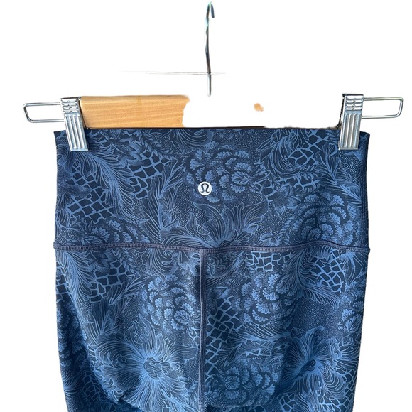 Lululemon Wunder Under crop high rise luxtreme blue/black - Picture 5 of 7